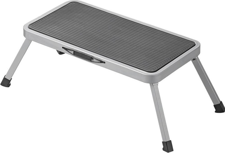 Produktbild ProPlus Einzeltrittstufe klappbar für Werkstatt, Haushalt, Wohnwagen oder Wohnmobil (Trittleiter, 50 cm)