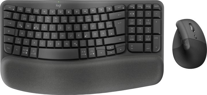 Immagine prodotto Logitech Wave Keys and Lift Combo (DE, Senza fili)