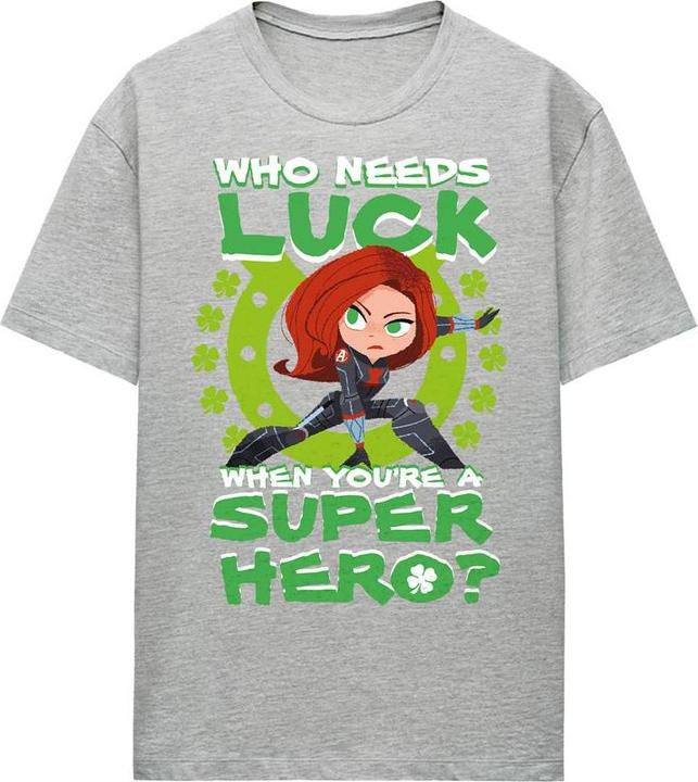Produktbild Lucky Super Hero TShirt meliert St PatricksTag (S)