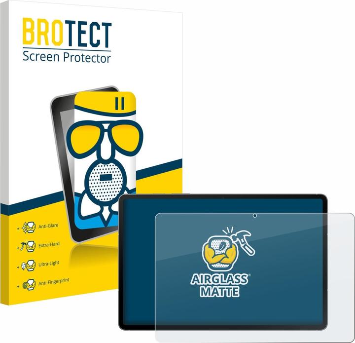 BROTECT AirGlass Glass Matte (1 pcs., Samsung Galaxy Tab S10 FE, Samsung Galaxy Tab S10 Lite, Samsung Galaxy Tab S10+)