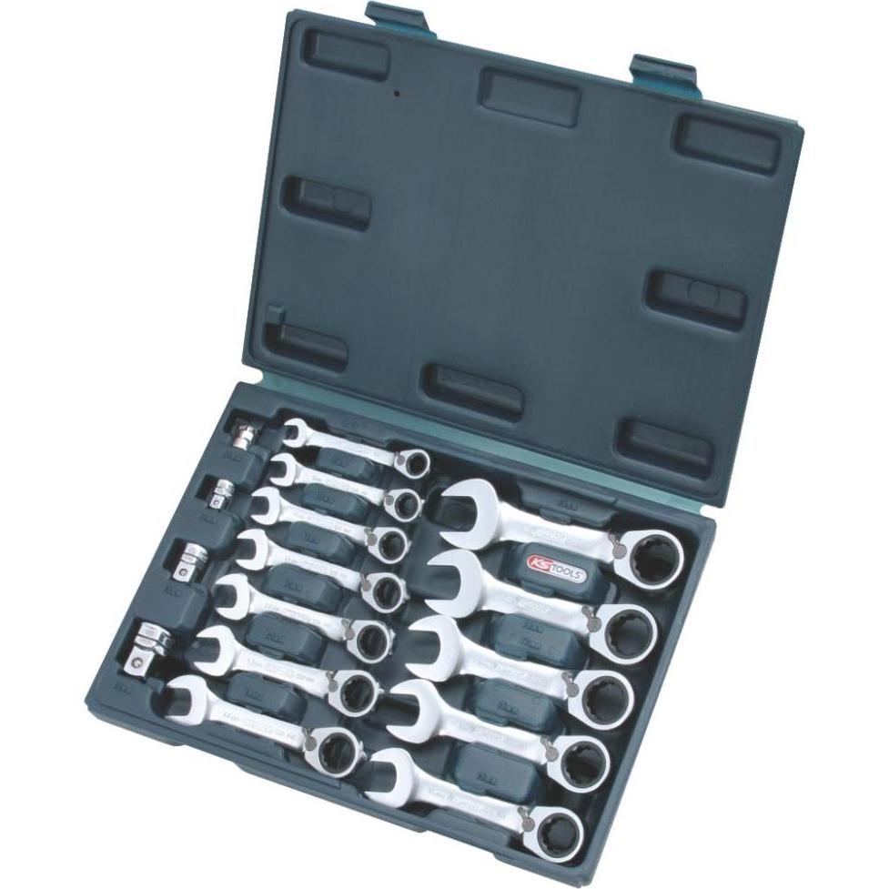 Thumbnail - KS Tools, Schraubenschlüssel, GEARplus Ratschenringmaulschlüssel-Satz 503.4653 (8 mm, 10 mm, 14 mm, 18 mm, 11 mm, 12 mm...
