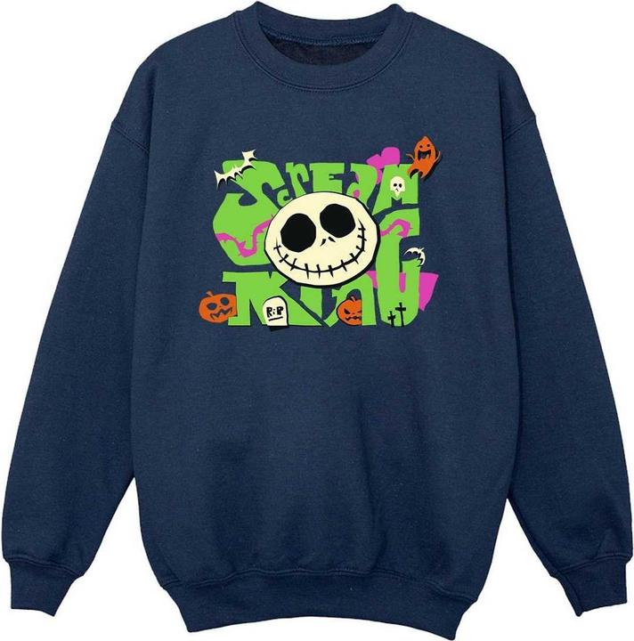 Produktbild The Nightmare Before Christmas Scream Sweatshirt Mädchen (116)