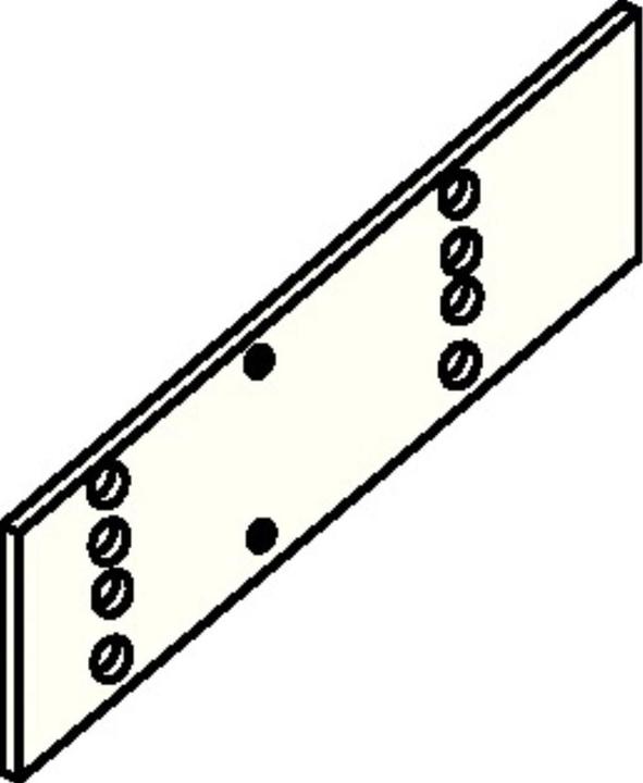 Image du produit Dormakaba Panneau de montage blanc 9016 adapté à TS 83 EN 3 - 6 (Intérieur)