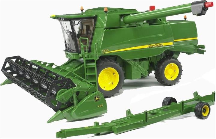 Actual product image Bruder John Deere combine harvester T670i