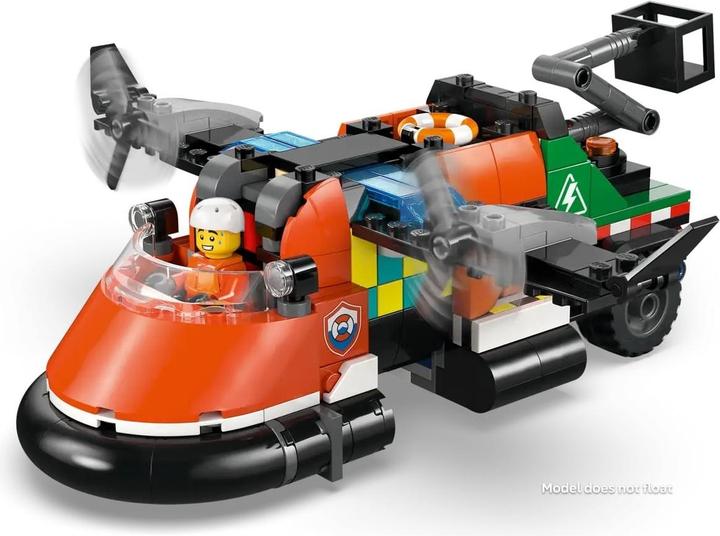 Image du produit LEGO Kombinationsset mit Flugzeug, Wartungsfahrzeug und Luftkissenboot (60505, LEGO City)