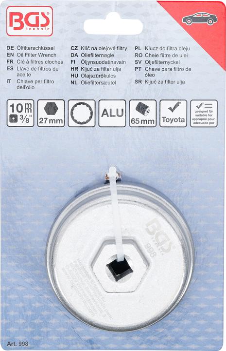 Actual product image BGS Oil filter spanner
