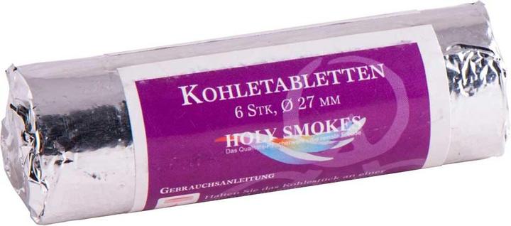 Actual product image Berk Esoterik Charcoal tablets 2.7 cm (4 x)