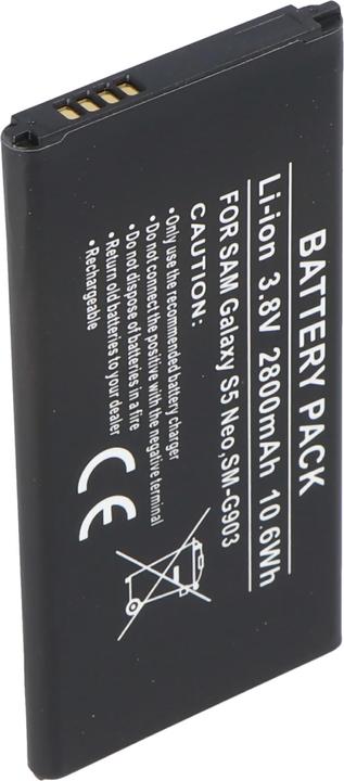 Actual product image AccuCell Galaxy S5 Neo battery EB-BG903BBA, EB-BG903BBE