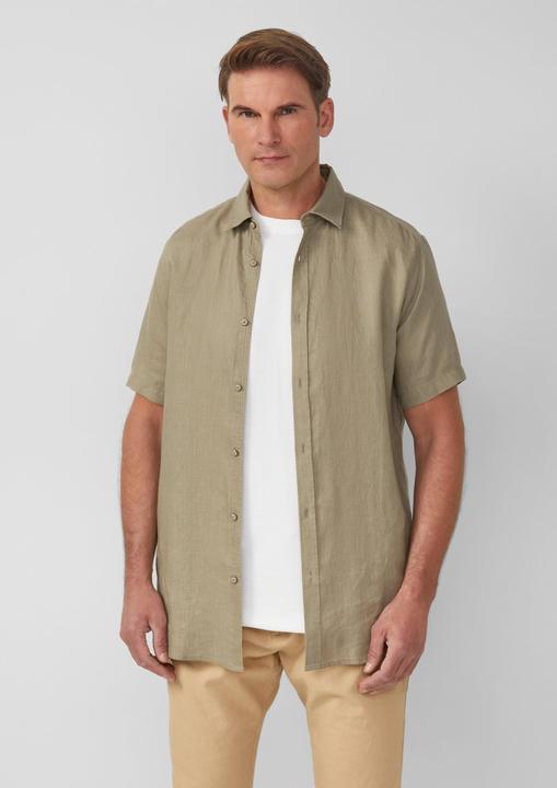 Immagine prodotto S.Oliver Hemd Regular Fit: Leichtes Kurzarmhemd aus 100% Leinen (XXL)