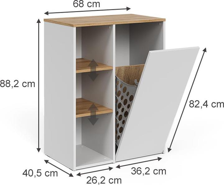 Produktbild Vicco Viktor (68 x 40.50 x 88.20 cm)