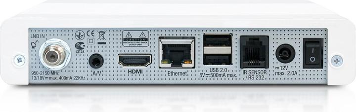 Actual product image Vu+ ZERO White (DVB-S2, CI+ slot)