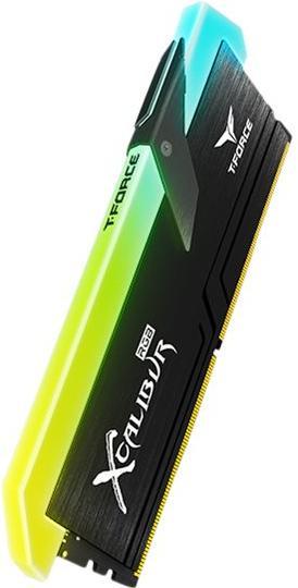 Actual product image Team Electronic Group XCALIBUR RGB memory module 8 GB 2 x 8 GB DDR4 3600 MHz (2 x 8GB, 3600 MHz, DDR4-RAM, DIMM)
