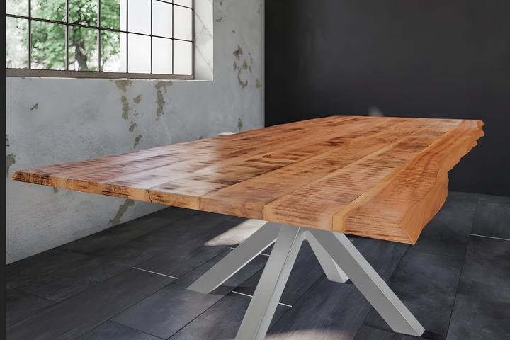 Image du produit SAM DORA U Baumkante massiv Mango (240 x 100 x 77 cm)