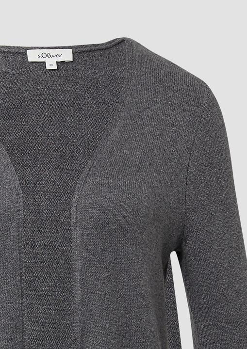 Produktbild s.Oliver Strickjacke Weiche Strickjacke mit aufgesetzten Taschen (42)