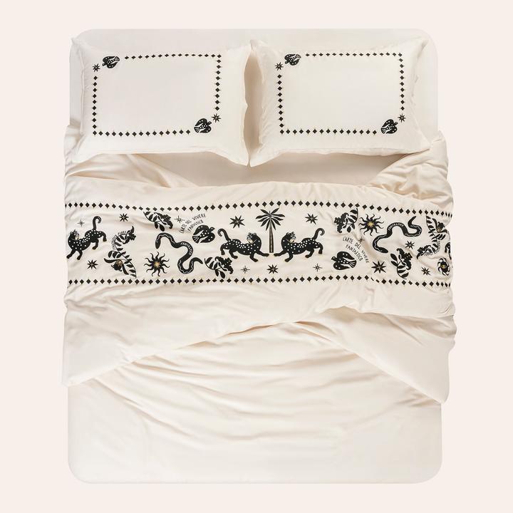 L'essentiel Tencel Double Quilt Cover Set (Bedding set, 240 x 260 cm)