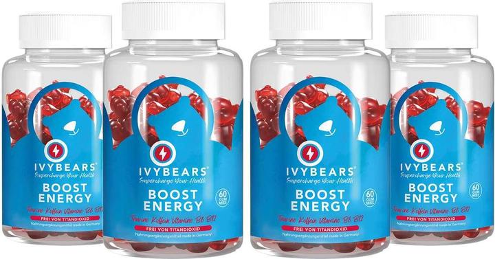 Actual product image IVYBears Boost ENERGY 4 Pack (4 pcs., Gummies)