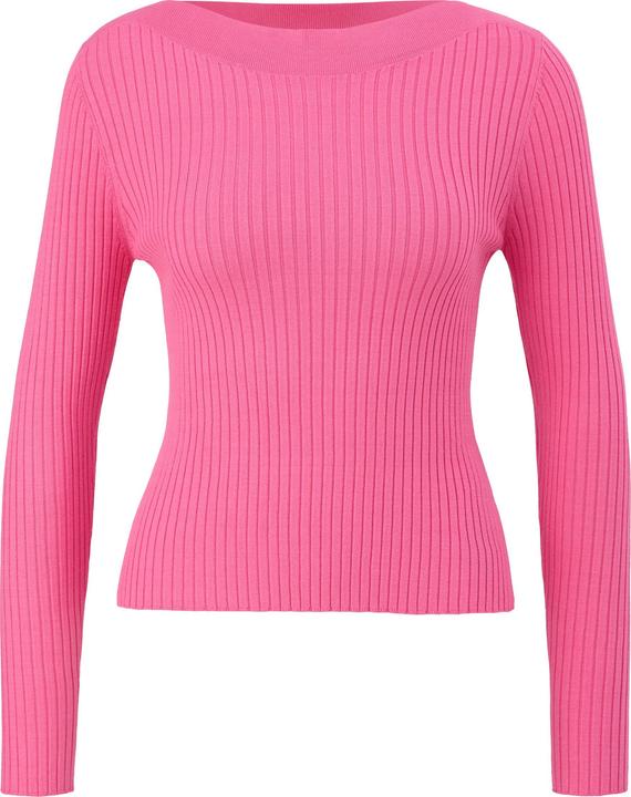 Produktbild s.Oliver Strickpullover Pullover mit U-Boot-Ausschnitt (44)