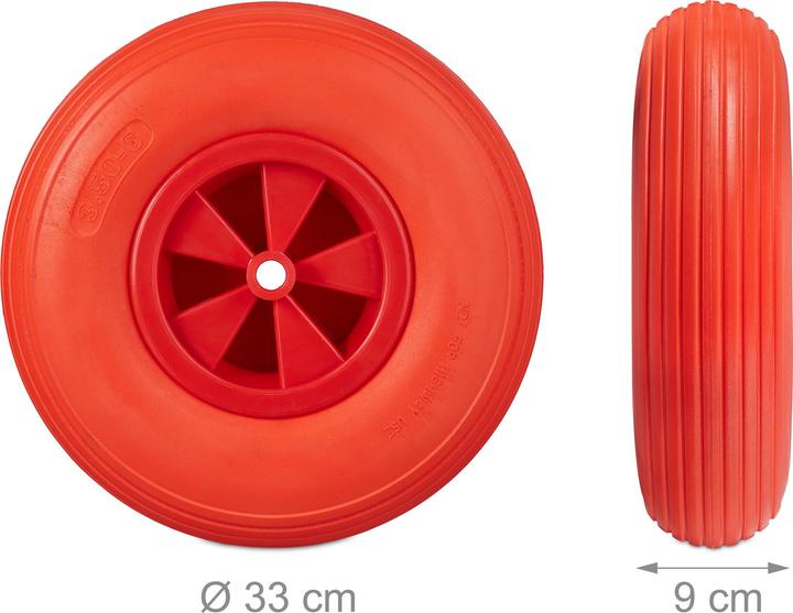 Actual product image Relaxdays Wheelbarrow wheel