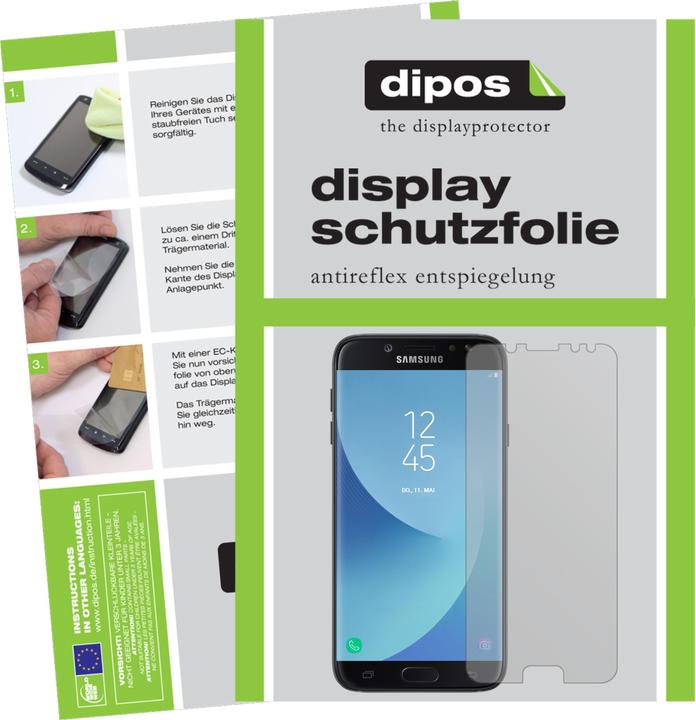 Dipos Displayschutzfolie Antireflex (2 Stück, Samsung Galaxy J7 2017)