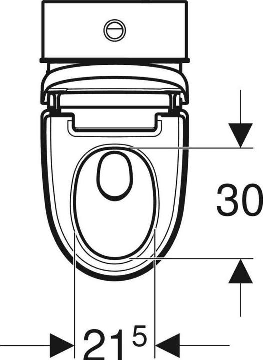 Actual product image Geberit Complete WC system