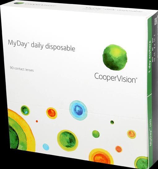 Produktbild MyDay daily disposable (-9, Tageslinse, 90 Stück, Sphärisch)
