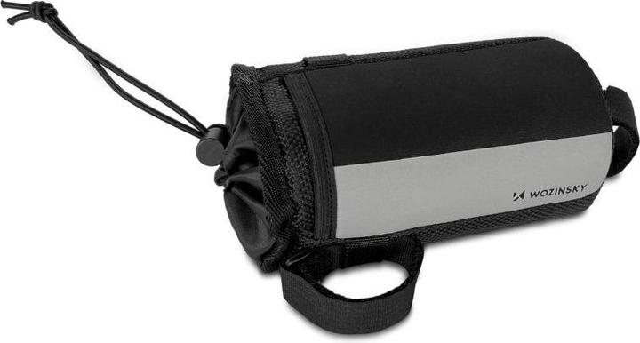 Actual product image Wozinsky thermal water bottle bag for bike or scooter 1l black (WBB29BK) (1 l)