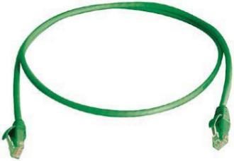 Telegärtner Patchkabel, Kat.6A (tief), S/FTP, 50,0 m, grün halogenfrei, Folienpaar- und Geflechtgesamtschirmung (SFTP, CAT6a, 50 m)