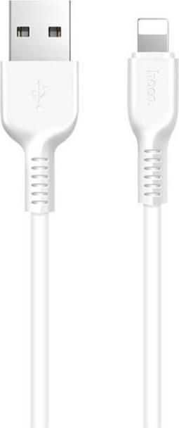 Actual product image Partner Telecom Cable Hoco HOCO cable USB A to Lightning X13 1 m white (1 m, USB 3.0)