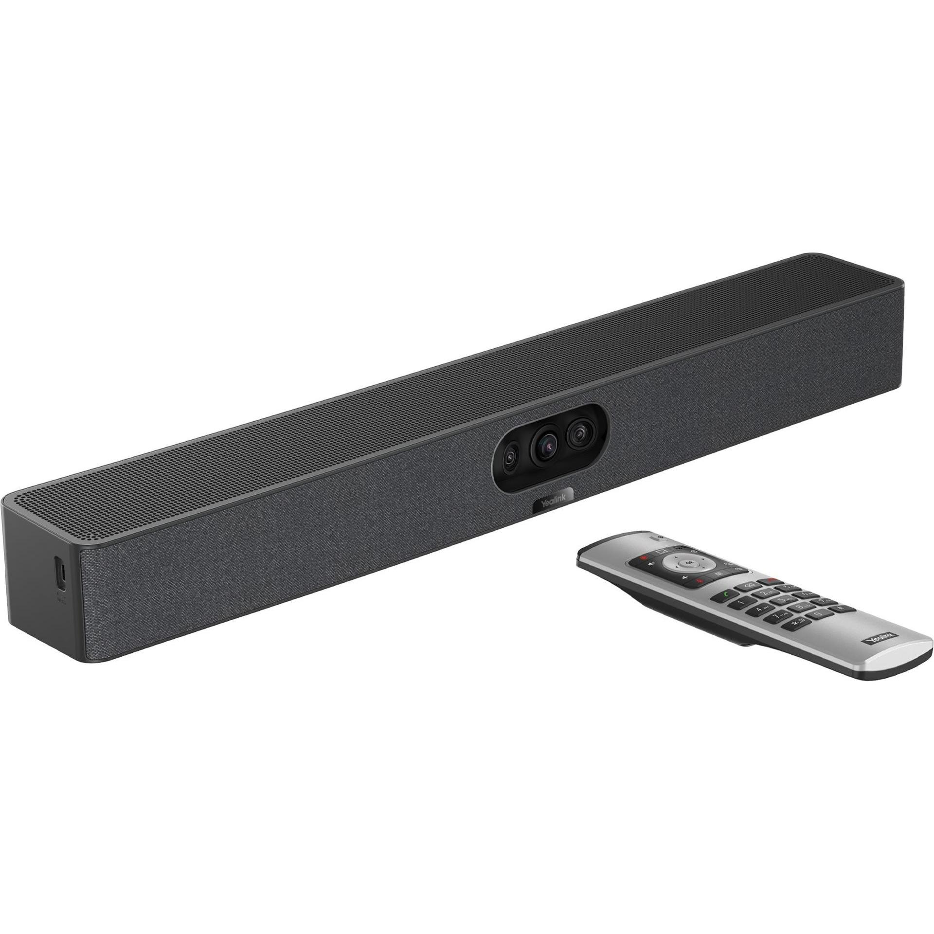 Yealink MeetingBar A25 Video Bar and VCR11 Remote Control Bundle, Dispositivo per conferenze, Nero