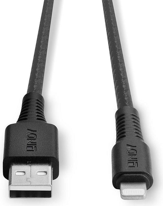 Actual product image Lindy Lightning charging cable (1 m, USB 2.0)