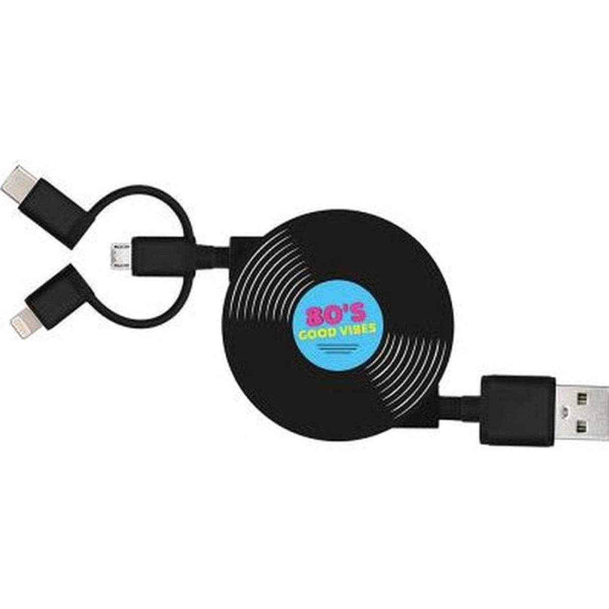 Bigben Ykcablesuzyvinyl (1 m, USB 3.1), USB Kabel
