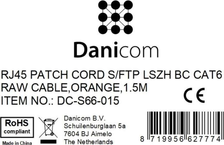 Produktbild Dsit CAT 6 Netzwerkkabel LSOH (CAT6, 1.50 m)