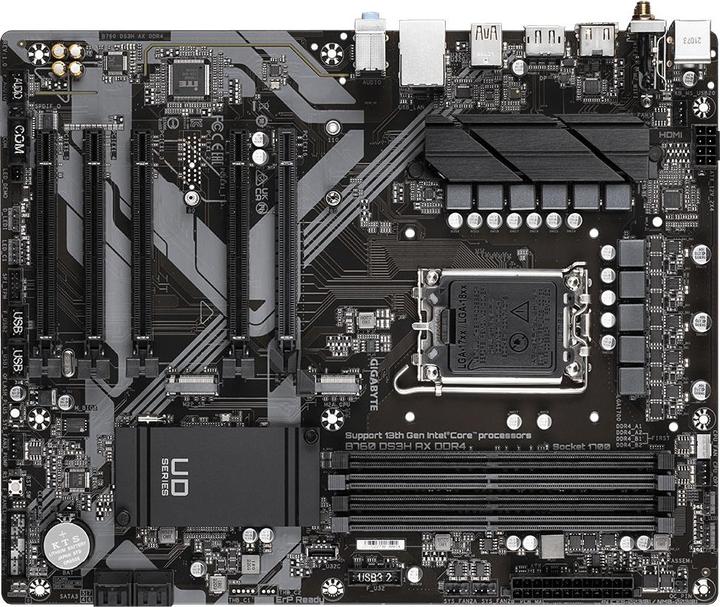 Produktbild Gigabyte B760 DS3H (LGA 1700, Intel B760 Express, ATX)