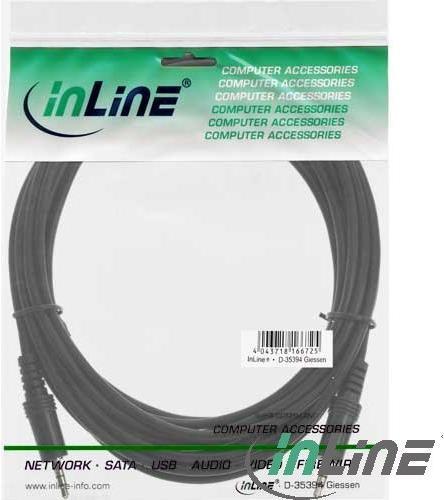 Actual product image InLine Jack cable, 3.5mm St/St, stereo (5 m, 3.5mm jack (AUX))