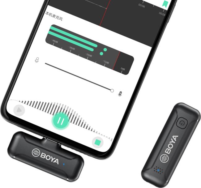 Produktbild Boya 2.4G Mini Wireless Microphone for Android/Type-C 1+1