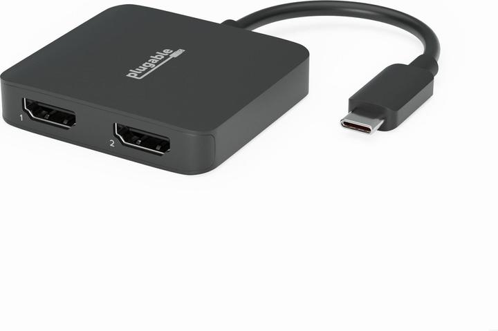 Produktbild Plugable USB-C Dual 4K HDMI MST Adapter (USB Typ-C, 17 cm)