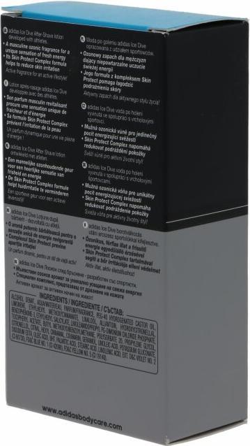 Actual product image adidas Ice Dive (Aftershave gel, 50 ml)