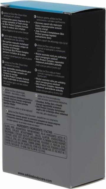 Immagine prodotto adidas Immersione nel ghiaccio (Pompa spray dopobarba, 50 ml)