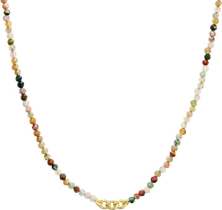 Produktbild Glanzstücke München Damen Sterling Silber Achat gelbgold 40,0 cm Basiskette + 5,0 cm Verlängerung - 26937 (Sterling Silber, 40 - 45 cm)