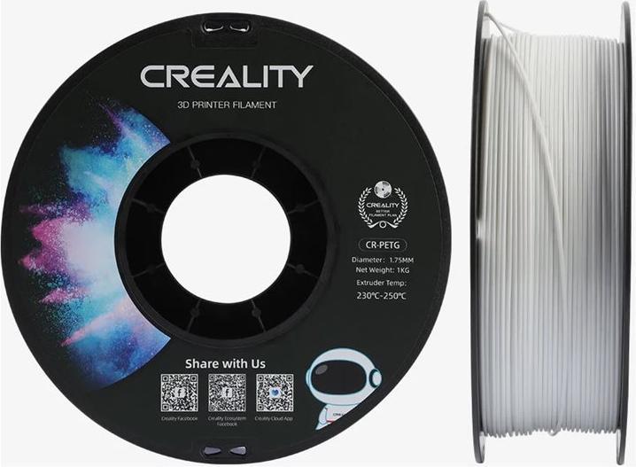 Actual product image Creality Filament (PETG, 1.75 mm, 1000 g, White)
