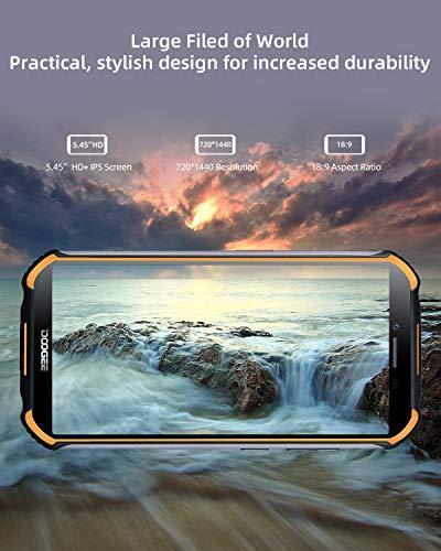 Actual product image Doogee S40 Pro (64 GB, Black, Orange, 5.45", Hybrid Dual SIM, 4G)