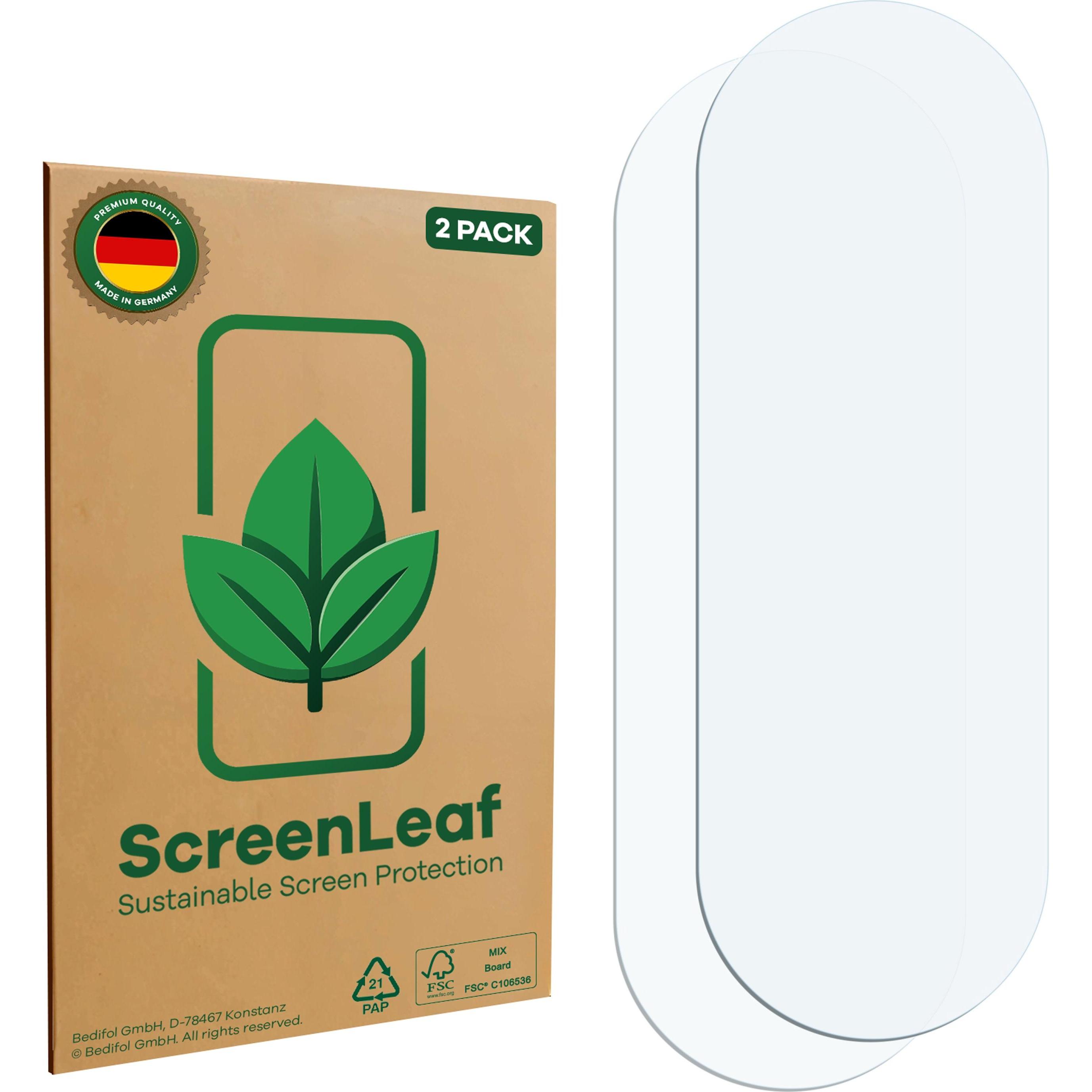 ScreenLeaf Schutzfolie nachhaltiger Displayschutz Display Schutz Folie Klar Transparent (2 Stück, Samsung Galaxy A26), S...