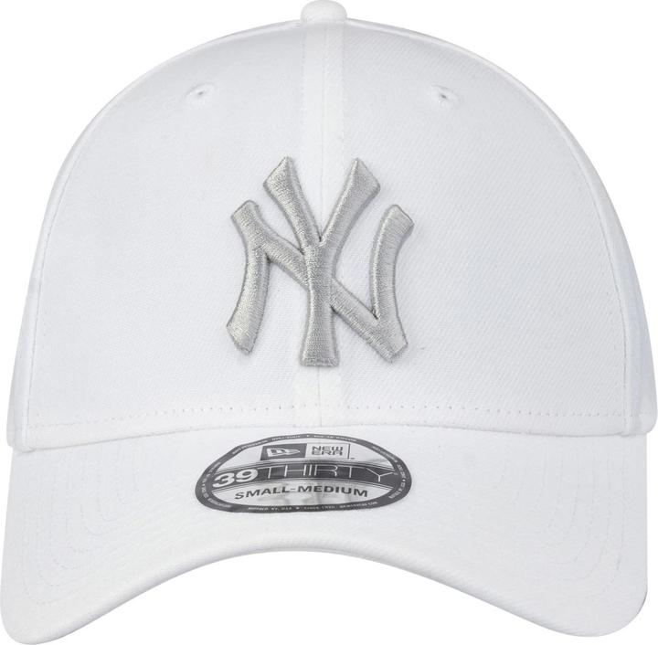 Produktbild New Era 39Thirty Stretch Cap - New York Yankees weiss - M/L (M, L)