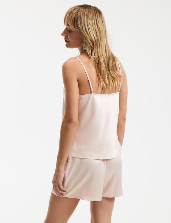 Produktbild La Redoute Collections Kurzpyjama mit dünnen Trägern aus Satin (XXL)