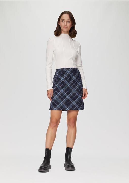 Produktbild s.Oliver Rock Kurzer Rock mit Web-Karo (34)