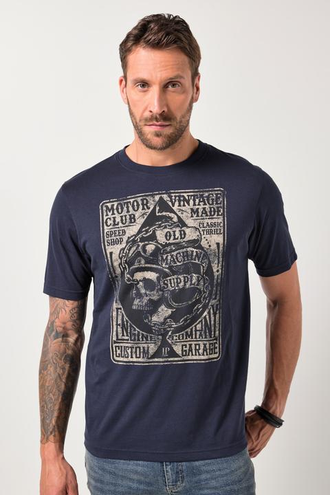 Actual product image JP1880 T-shirt, short sleeve, chest print, up to 8 XL (8XL)