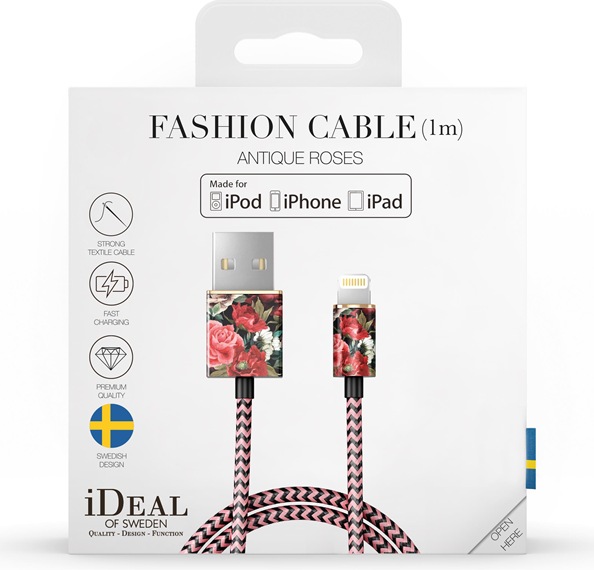 Produktbild iDeal Of Sweden Antique Roses (1 m, USB 2.0)