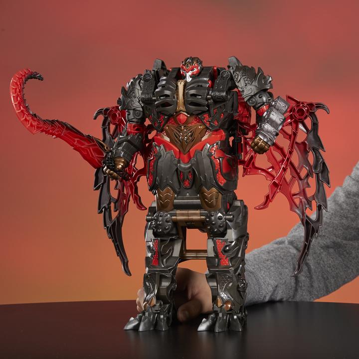 Actual product image Transformers Movie 5 Mega Turbo Changer Dragonstorm