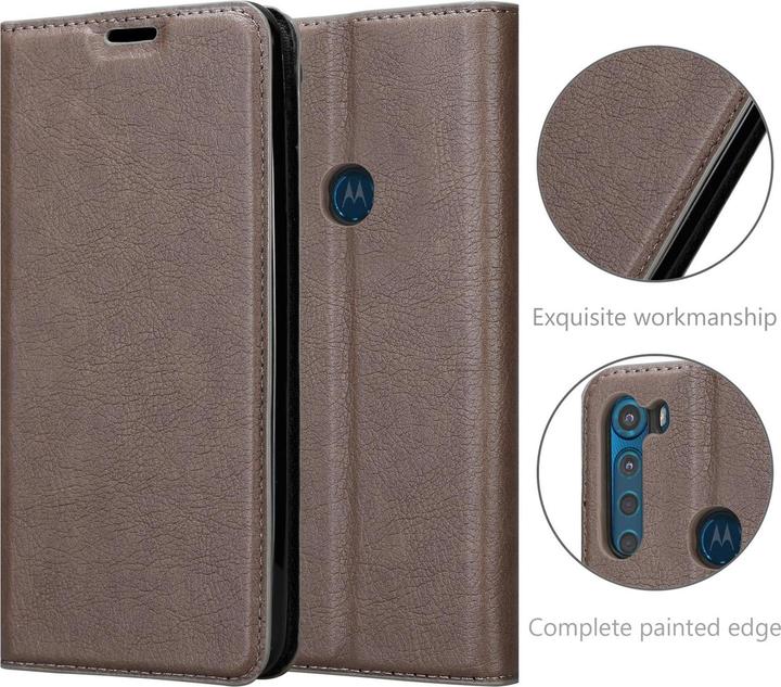 Productafbeelding Cadorabo Boek Onzichtbare Magneethoes (Motorola One Fusion+)