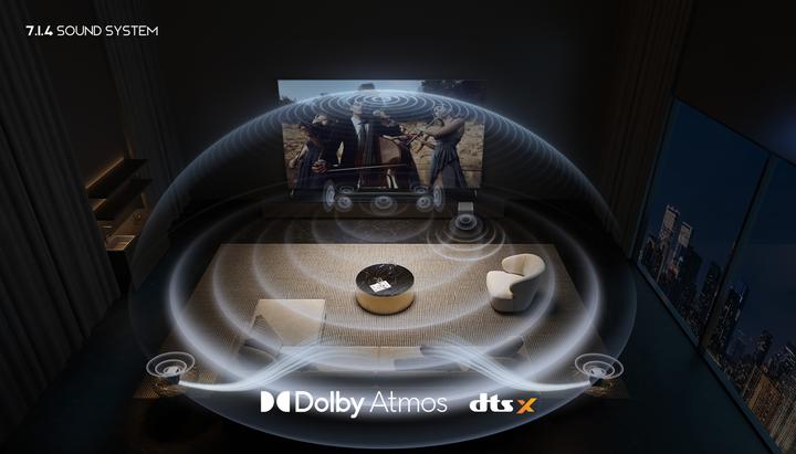 Immagine prodotto TCL Soundbar Q85H 7.1.4 canali, Dolby Atmos con Subwoofer integrato, 1020W (510 W, 7.1.4 Canale)